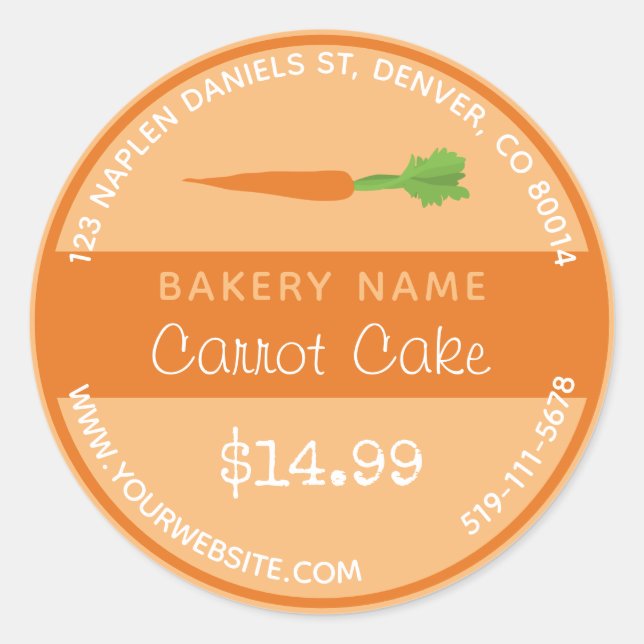 Sticker au gâteau alimentaire (Devant)