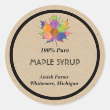 Sticker au sirop d'érable maison
