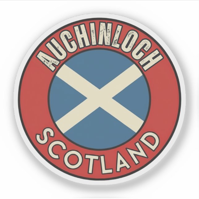 Sticker Auchinloch, Écosse (Devant)