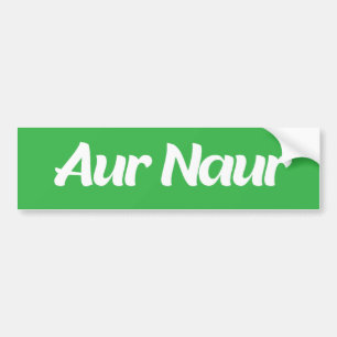 Sticker Aur Naur pour Hydroflask, Drôle pare-chocs