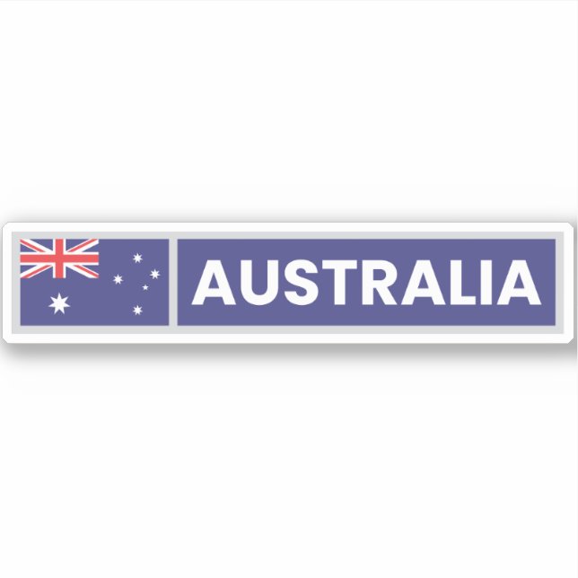Sticker Australia National Flag (Devant)