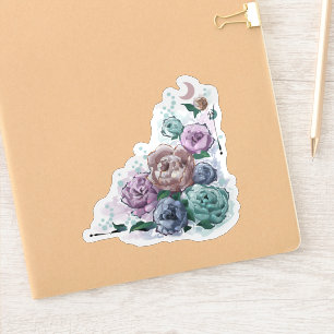 Sticker Autocollant✩Gribouillis™   Pivoine