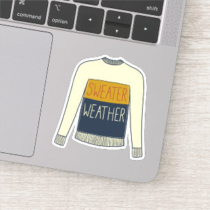 Sticker Automne Chandail hivernal Météo