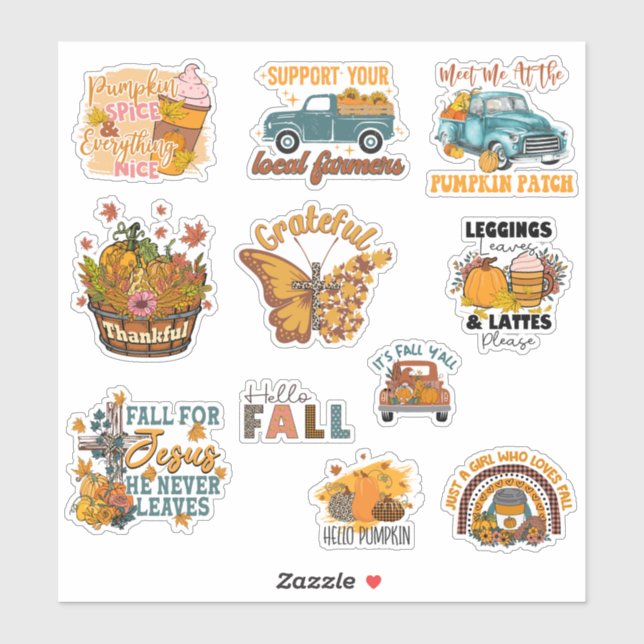 Sticker Automne Lover (Feuille)