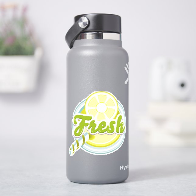 Sticker aux citrons frais (HydroFlask)