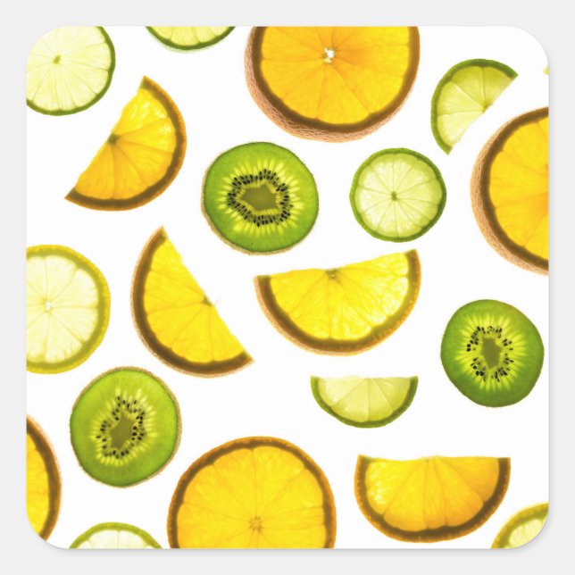 Sticker aux fruits d'agrumes (Devant)
