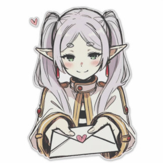 Sticker aux lettres d'amour | Sousou no Frieren