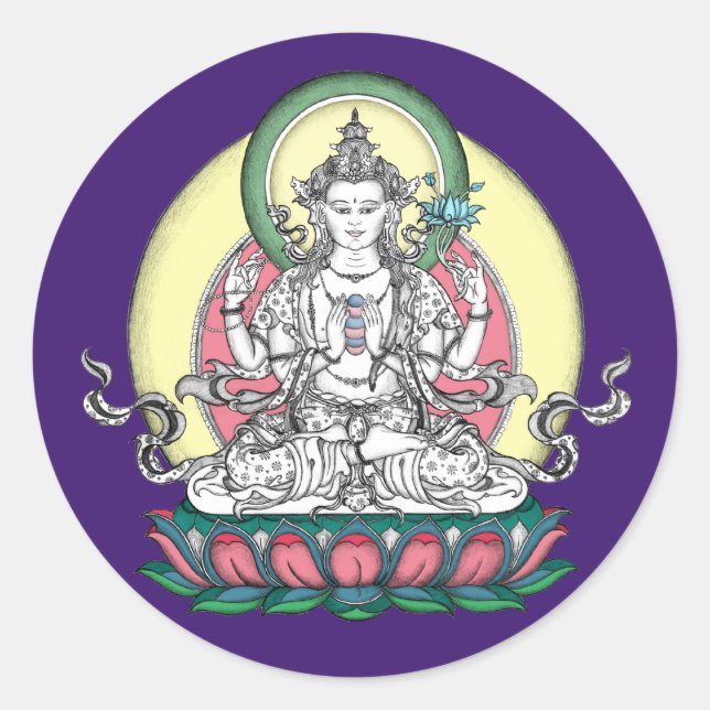 STICKER Avalokiteshvara / Chenrezig (Front)