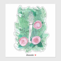 Avant-bras de chat dans un champ de Rose