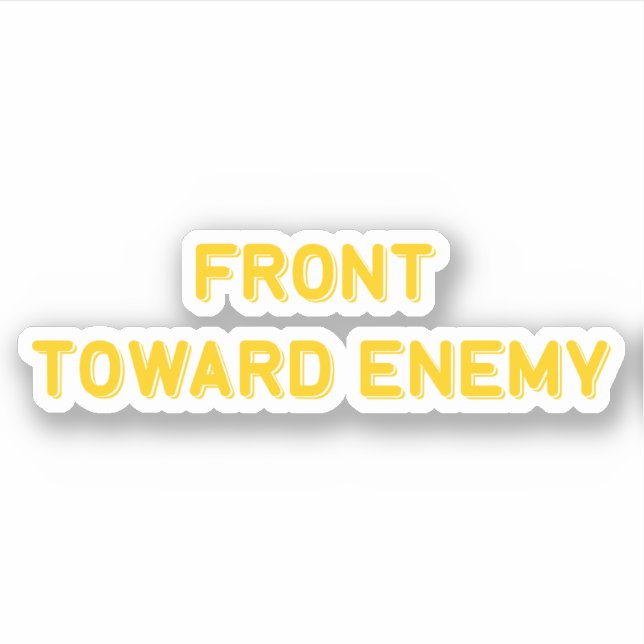 STICKER AVANT VERS L'ENNEMI (Devant)