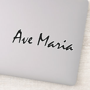 Sticker Ave Maria