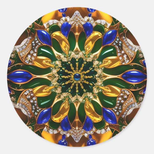 Sticker avec design couleur Brésil (Devant)