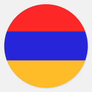 Sticker avec Drapeau d'Arménie