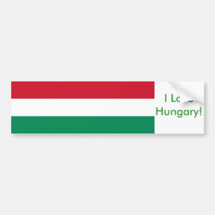 Sticker avec Drapeau de Hongrie