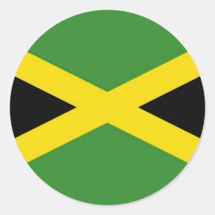 Sticker avec Drapeau de Jamaïque