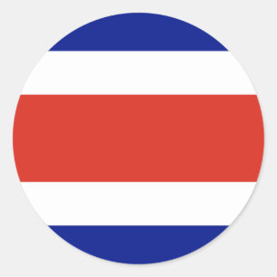 Sticker avec Drapeau du Costa Rica