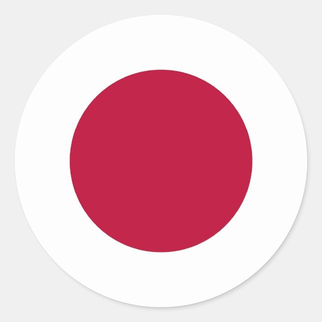 Sticker avec drapeau du Japon (Devant)