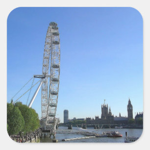 Sticker avec London Eye Ferris Wheel