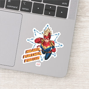 Sticker Avengers   Étoiles brillantes Capitaine Marvel Gra