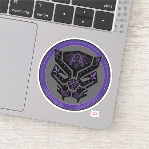 Sticker Avengers   Logo Paisley Black Panther