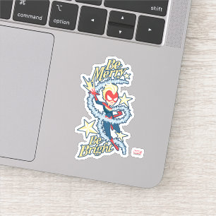 Sticker Avengers Saisonniers   Captain Marvel "Soyez Joyeu