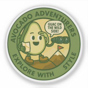 Sticker Aventuriers à l'avocat Explorer avec Style