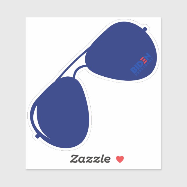 Sticker Aviateurs de Biden (Feuille)