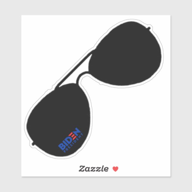 Sticker Aviateurs de Biden (Feuille)