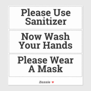 Sticker Avis d'hygiène sanitaire