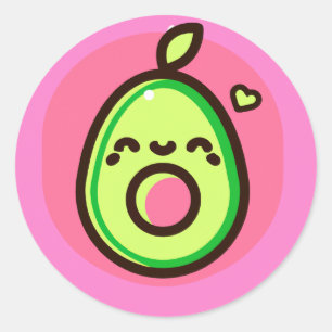 Sticker Avocado mignon