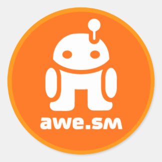 Sticker awe.sm-o (orange)