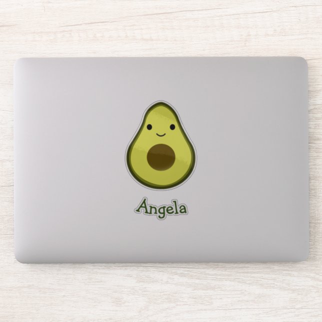 Sticker Awesome Kawaii Avocado (Ordinateur)