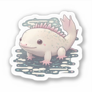 Sticker Axolotl Joli