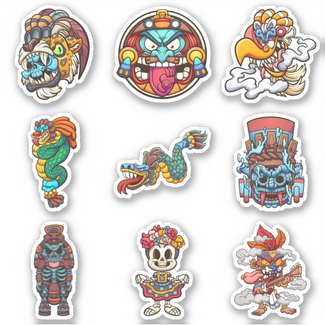 Sticker Aztèque (Devant)