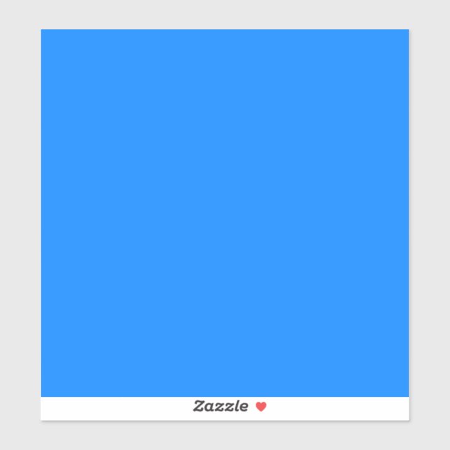 Sticker Azure (couleur solide) (Feuille)