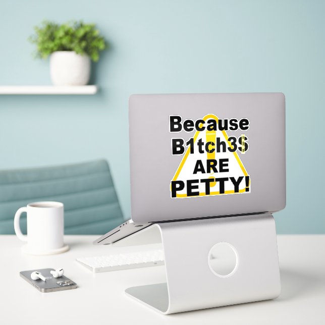 Sticker B.B.A.P.! Attention  (Ordinateur portable sur le bureau)