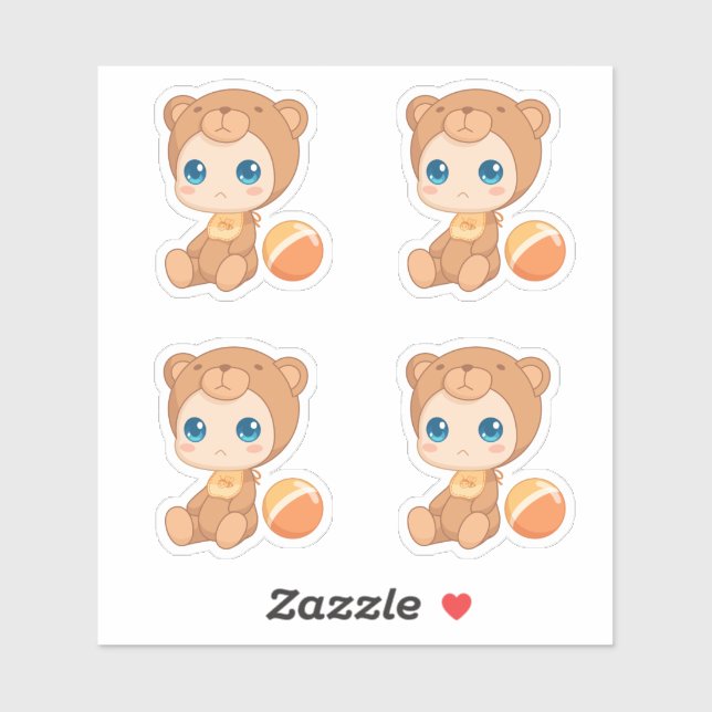 Sticker Baby Boy Girl (Feuille)