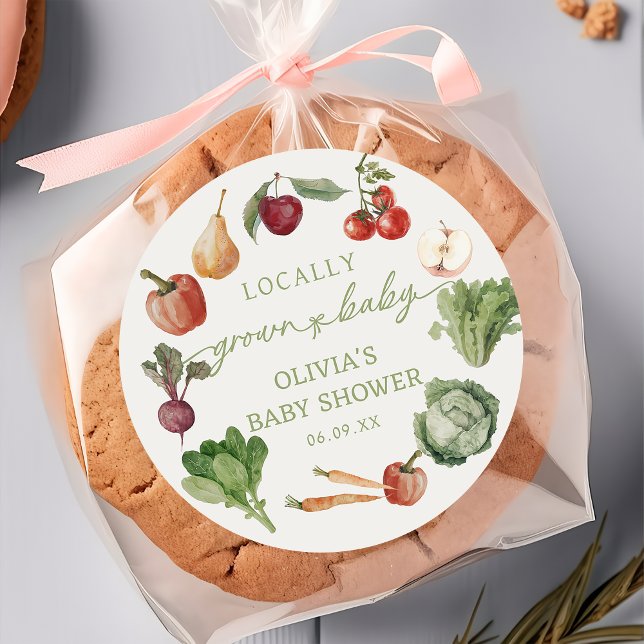 Sticker Baby shower agricole (Créateur téléchargé)