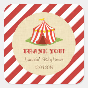 Sticker Baby shower cirque
