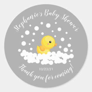 Sticker Baby shower en caoutchouc mou Favoriser