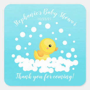 Sticker Baby shower en caoutchouc mou Favoriser