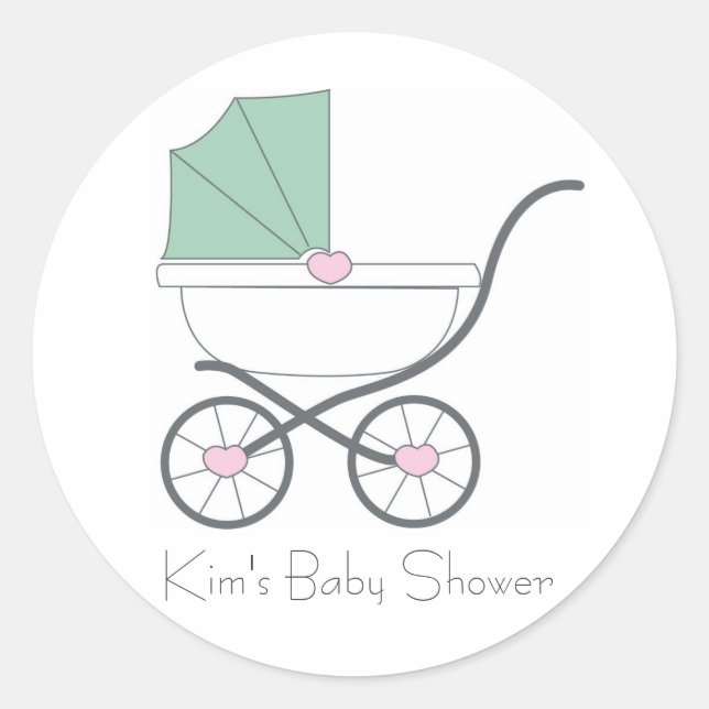 Sticker baby shower Faveur (Devant)