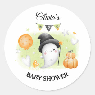 Sticker Baby shower Halloween Petit Boo