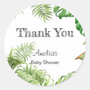Sticker Baby shower Safari
