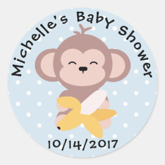 Sticker Baby shower Singe Cute Kawaii