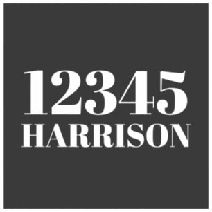 Sticker Bac de recyclage des ordures personnalisées Numé