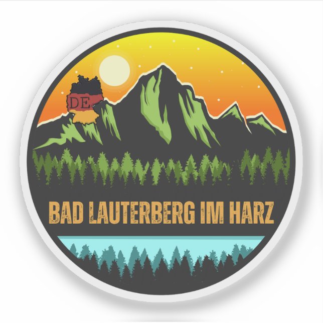 Sticker Bad Lauterberg im Harz, Allemagne (Devant)