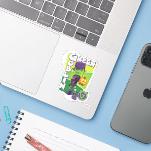 Sticker Badge de personnage de Gobelin vert