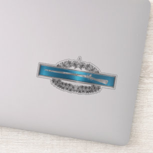 Sticker Badge Infantryman de combat avec l'étoile de comba