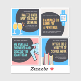 Sticker Badges de mérite parents